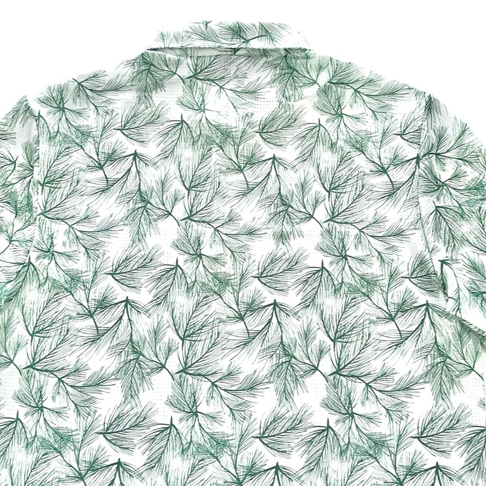 adidas Golf Ultimate365 Mesh Pine Print Shirt - Picture 12 of 15